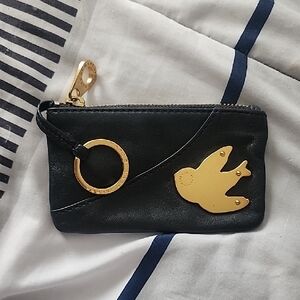 Marc Jacobs Black and Gold Wristlet